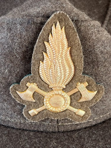 🔴 VIGILI DEL FUOCO cappello berretto felpato italiano vintage vintage