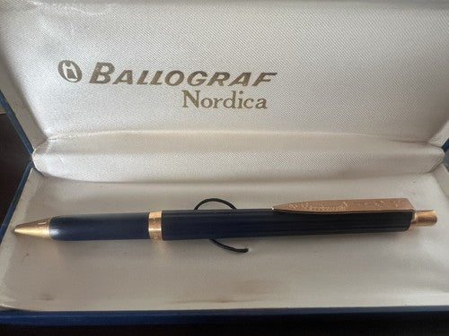 Ballograf Stylo-Plume Sphère Nordica Bouton Automatique Édition Limitée Etui 1