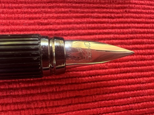 🔴 OMAS penna stilografica lacca canna di fucile cartuccia pubblicitaria