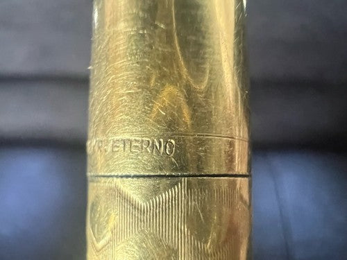 UHLMANN'S Eternal Stylo-Plume Stylo à Plume Rétractable Plaqué Or Marche Vieux