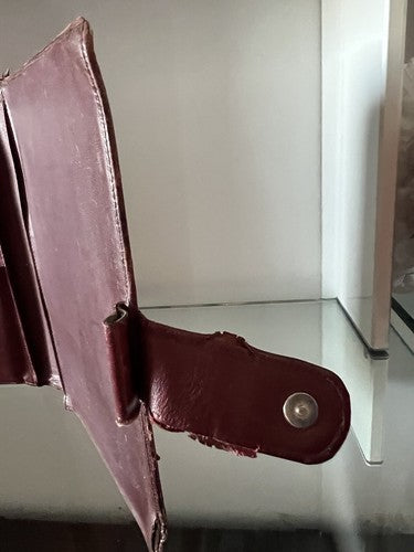 Cartier Amène Agenda Monogrammè Porte-Documents Cuir Bordeaux Vintage