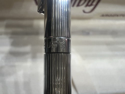 🔴 COLUMBUS penna sfera corpo ARGENTO 925 MASSICCIO con astuccio e garanzia 4