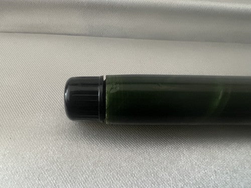 Omer Extra Stylo-Plume Stylo à Plume Celluloid Vert Marbré Écrit Vintage