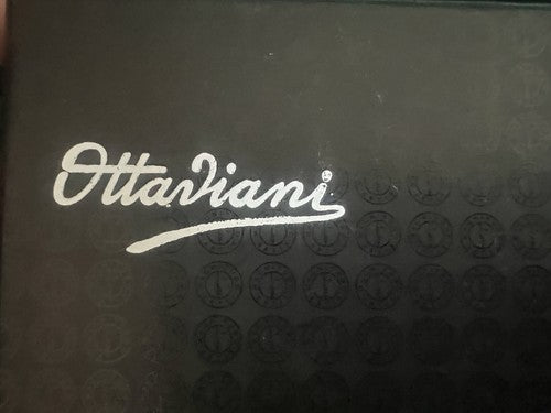 Ottaviani Stylo-Plume Sphère Roller Métal Chrome Nouvelle Trousse Et Garantie