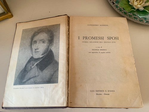 Livre I Promessi Mariés Alessandro Manzoni Florence Époque 1962 