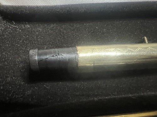 🔴 COLUMBUS penna stilografica retrattile pennino ORO 14KT funziona vintage