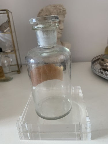 🔴 Bottiglia vetro AMPOLLA medica da Laboratorio da collezione vintage
