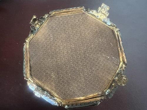 Expositor Taschenuhr, Bronzebox, Schmuckkästchen, Antik 