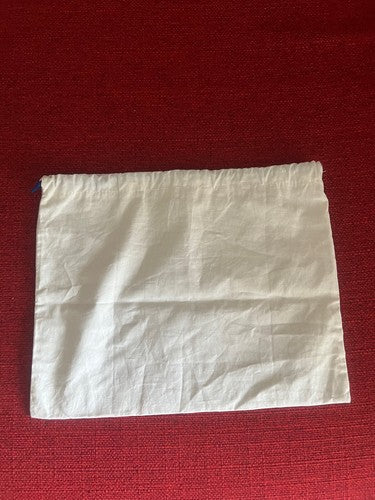 🔴 REBECCA MINKOFF sacca borsa anti polvere corone con lacci L 32 h 25 cm