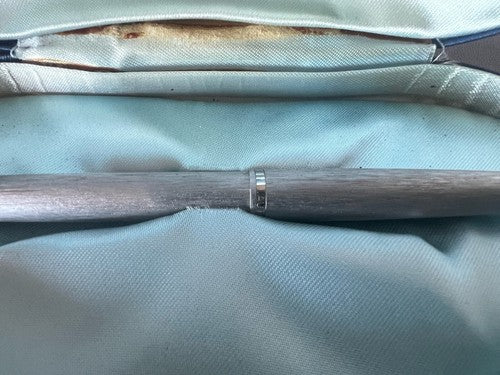 🔴 AURORA penna sfera cromata satinata scrive con astuccio vintage