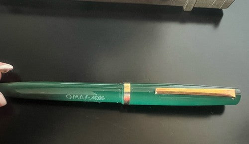 OMAS Green Füllfederhalter Studio C 14K GOLD Feder und Kugelschreiber Vintage 