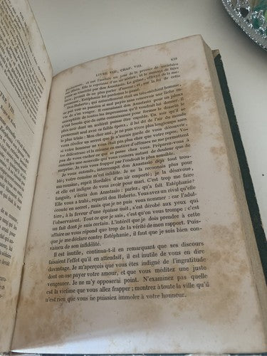 🔴 Book HISTORIE de santillane GIL BLAS in fracoise Paris 1848 antique 1890 