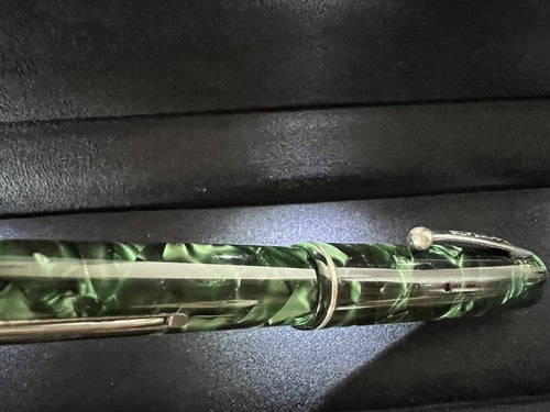 DE WATERMAN Stylo-Plume Stylo à Plume Levier Celluloid Ideal Or 14 KT Vintage
