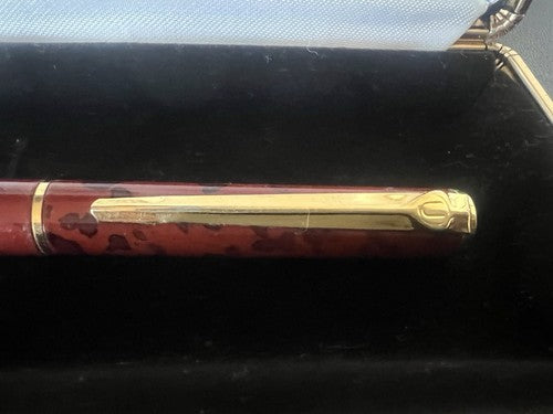 Universal Stylo-Plume Stylo à Plume Laque Marbré à Cartouche Vintage Années 60