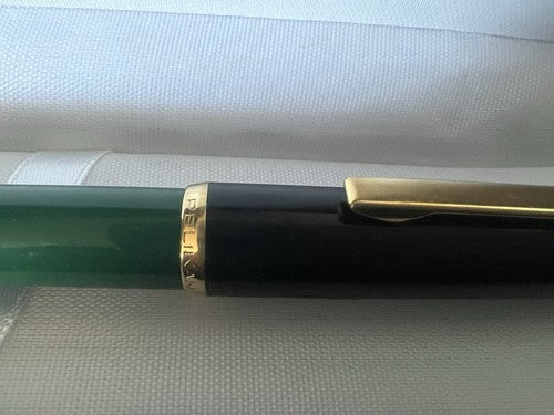 Pelikan Stylo-Plume Stylo à Plume Vert Noire MK10 Piston Capuche Craquage 1 