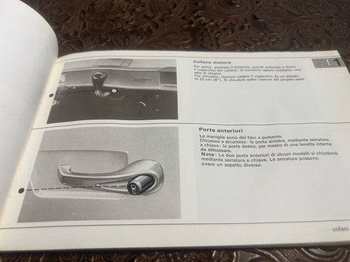 Renault 4 Livret Voiture Utilisation Entretien Langue Italien Original Cru 69