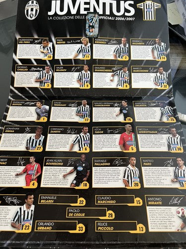 Juventus Brooches Official Notice Of Trophies 2006-2007 Journal Screen Sport