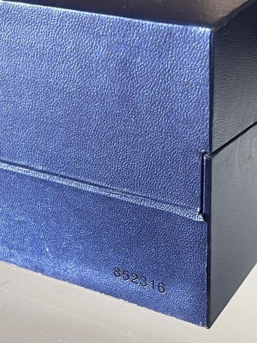🔴 FESTINA box scatola orologio custodia blu interno floccato con fermo