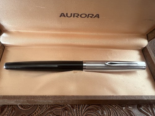 🔴 AURORA penna stilografica 98 pennino ORO F scrive pari al nuovo