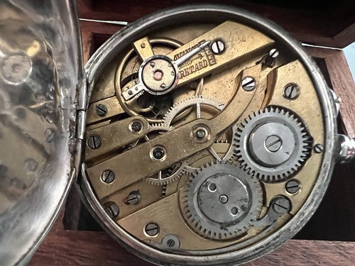 Remontoir Montre Poche Argent 800 Cylindres Manuel De Examen Pièces 