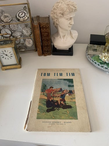 🔴 Book OM, TEM, TIM Raimondi Vanni Cenobio Milan Antique vintage novel 1945 