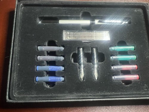 🔴 Lackierte Füllfederhalterfedern ITALIC 1,5 und 1,9 Transformierbarer Kugelschreiber 