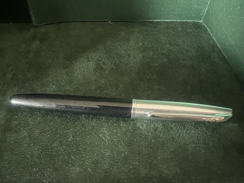 Aurora Stylo-Plume Sphère Recharge Roller Style Noire Capuche Chrome Écrit 