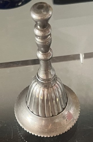 🔴 CAMPANELLO campanella campana metallo ceselli campana vintage h 11 cm