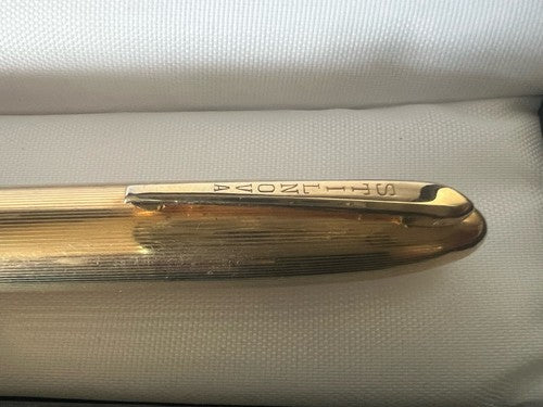 🔴 STILNOVA Füllfederhalter 53 Zelluloid Goldfeder Italienisch 1950 schreibt 
