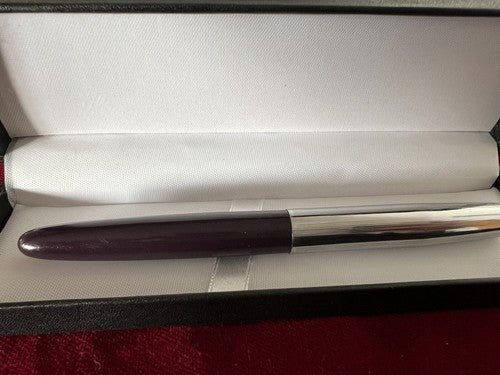 🔴 VIS PEN penna stilografica PISTONE President Acumatic pennino ORO vintage