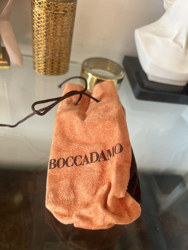 🔴 BOCCADAMO sacchetto gioiello charms pendente collana anti urto 12x15
