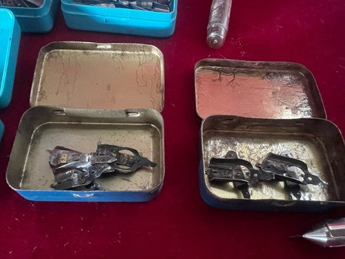 🔴 PELIKAN GRAPHOS pennini penna stilografica 5 astucci plastica e latta