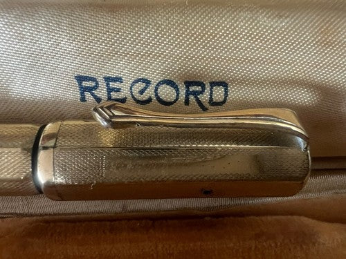 Record Stylo-Plume Stylo à Plume Rétractable Or 14KT Écrit Vintage C