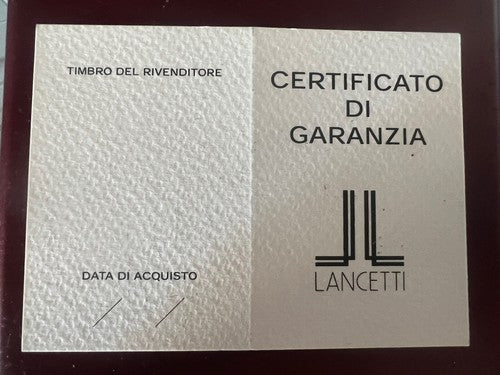 🔴 LANCETTI box scatola orologio cofanetto custodia garanzia vintage