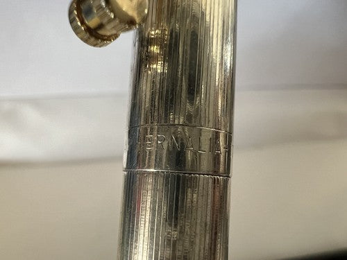 Paraphernalia Pen Sphere Chrome Stripe Gold Marking Vintage