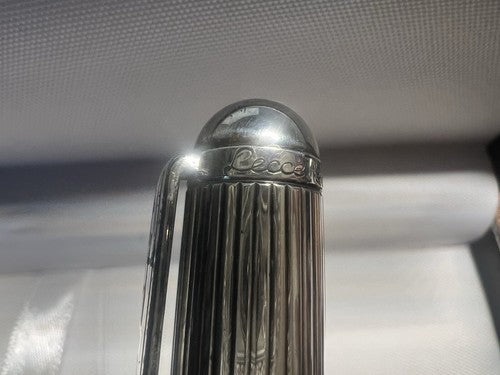 🔴 LECCE PEN penna sfera ARGENTO 925 MASSICCIO meccanismo rotazione scrive