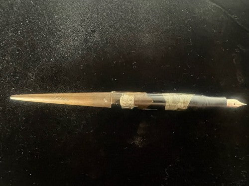 🔴 Penna stilografica MIMETICA MILITARE stiloforo scrivania scrive vintage