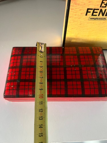 🔴 FENDI wooden jewelry box for earrings, bracelets, necklaces, and vintage pendants 