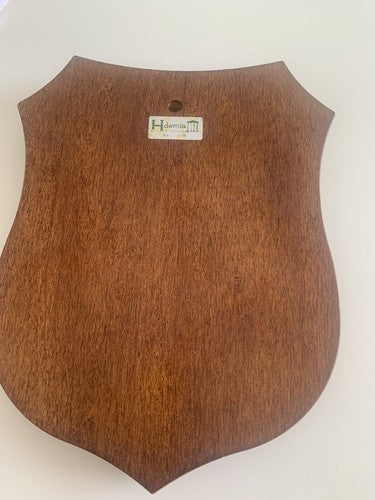 🔴 CREST MILITARE scudo legno vintage 3 Gruppo Missili Volturno