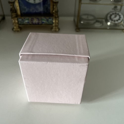 🔴 STROILI Ringbox, Ohrringe, Anhänger, Charms mit rosa Schleife 