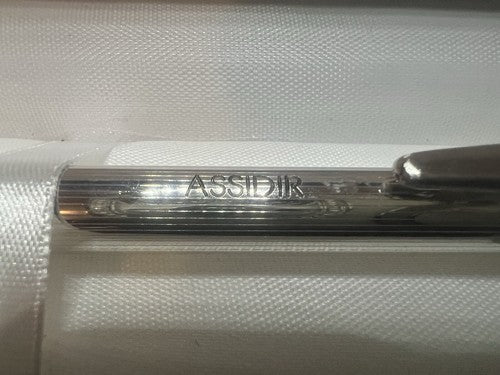 Giulia Schmid Stylo-Plume Sphère Argent 925 Massif Bouton Automatique Écrit