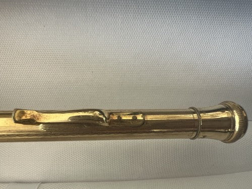 🔴 PERFECTOR Druckbleistift, gekeilt, vergoldet, Guilloche-Muster, Vintage