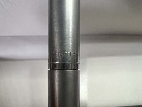 Sheaffer Stylo-Plume à Bille Satin Chrome Profils Poli Clip Automatique Rétro