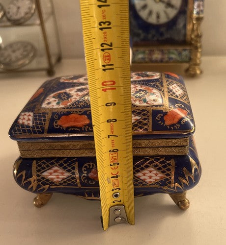 🔴 Handbemalter Keramik-Bonbonhalter/Kekshalter, vielseitig verwendbares Vintage-Tablett 