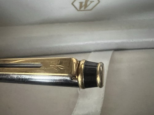 Waterman Pen Sphere Lacquer Laureat Mka Barrel Shotgun Chrome Gold