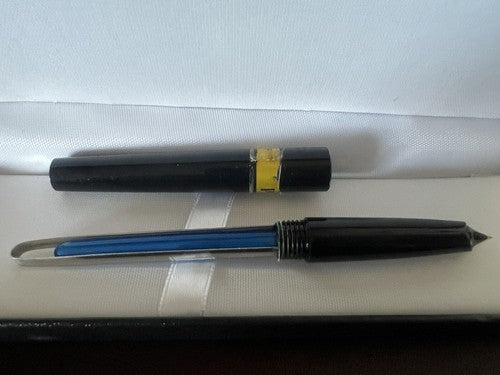 Pilot Stylo-Plume Stylo à Plume Noire F Profils Doré Écrit Vintage 1970
