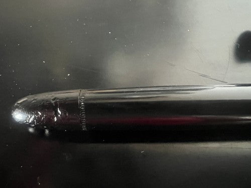 Mercure Stylo-Plume Stylo à Plume Piston Bouton Hublot Transparent Écrit Rétro