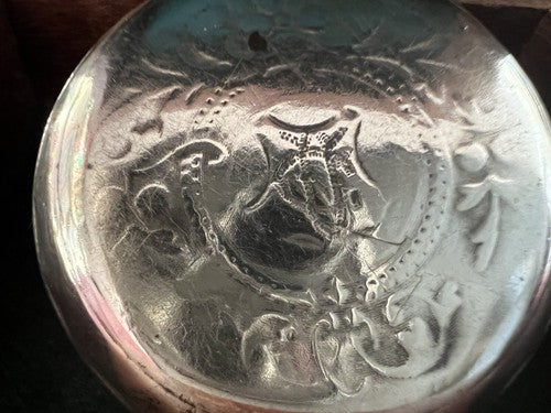 🔴 REMONTOIR orologio tasca ARGENTO 800 cilindri manuale da revisionare parti