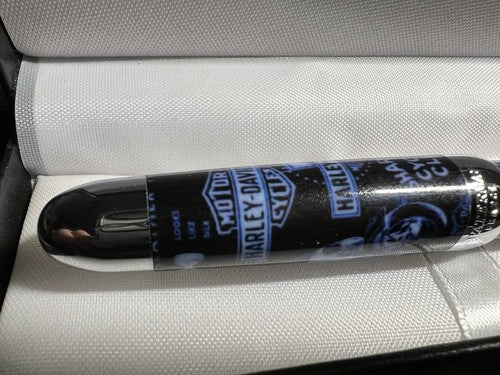 🔴 WATERMAN HARLEY DAVIDSON motorcycle American flag ballpoint pen writes 