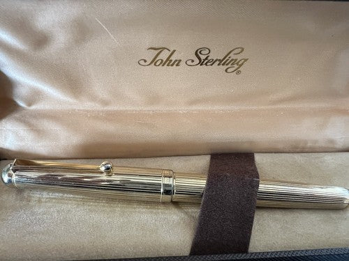 Jhon Sterling Stylo-Plume Stylo à Plume Laminé Or Iridium Point Special Encre